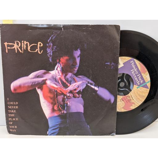 PRINCE I could never take the place of your man, Hot thing, 7" vinyl SINGLE. 728288