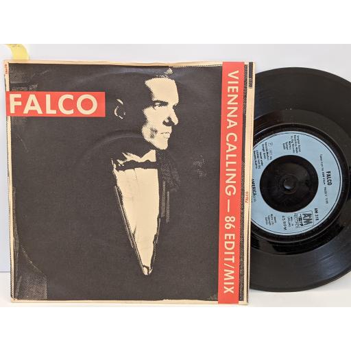 FALCO Vienna calling, America, 7" vinyl SINGLE. AM318