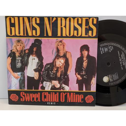 GUNS 'N' ROSES Sweet child o' mine, Out ta get me, 7" vinyl SINGLE. 9277947