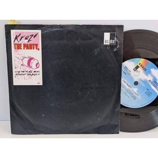 KRAZE The party, 7" vinyl SINGLE. MCA128