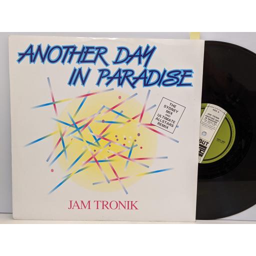 JAM TRONIK Another day in paridise, Get on the raze, 12" vinyl SINGLE. DEBTX3093
