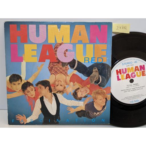 HUMAN LEAGUE (Keep feeling) fascination, Total panic, 7" vinyl SINGLE. VS569