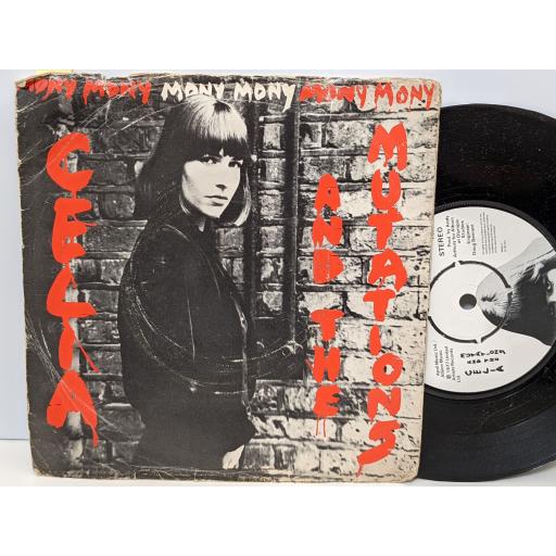 CELIA AND THE MUTATIONS Mony mony, Mean to me, 7" vinyl SINGLE. UP36262