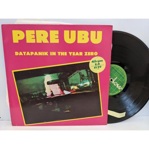 PERE UBU Satapanik in the year zero, 12" vinyl LP. RDR1