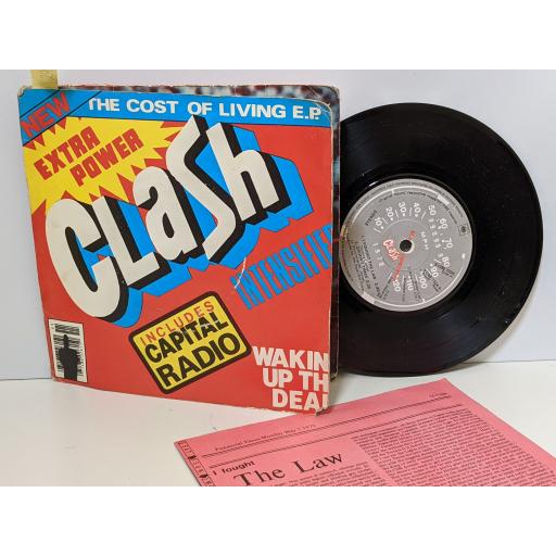 CLASH The cost of living ep, 7" vinyl SINGLE. SCHS7324