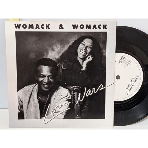 WOMACK AND WOMACK Love wars, Good times, 7" vinyl SINGLE. E9799