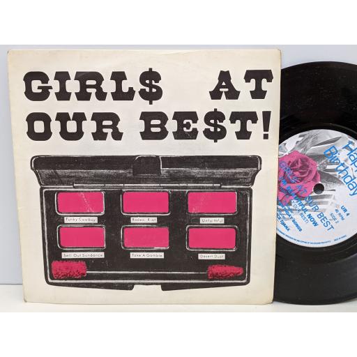 GIRLS AT OUR BEST Go for gold, I'm at our best, 7" vinyl SINGLE. UR4