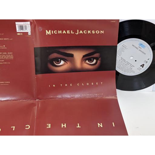 MICHAEL JACKSON AND MYSTERY GIRL Duet in the closet, 7" vinyl SINGLE. 6580187