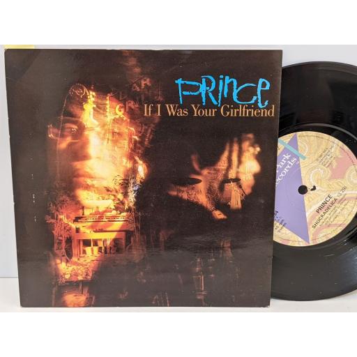 PRINCE If i was your girlfriend, Shockadelica, 7" vinyl SINGLE. W8334