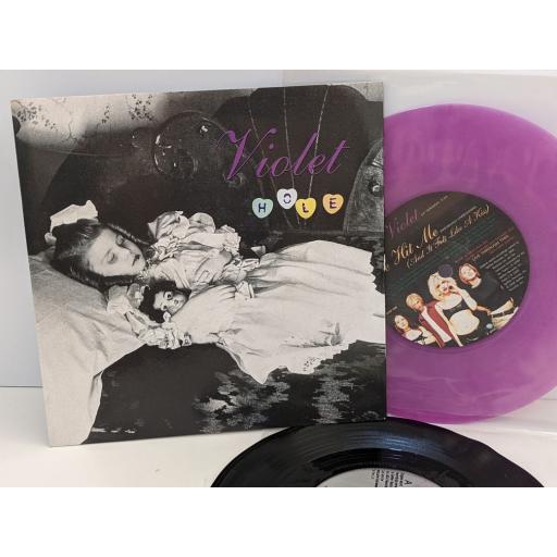 HOLE Violet, Old age, Violet, He hit me (and it felt like a kiss), 2x vinyl SINGLE. GFS94