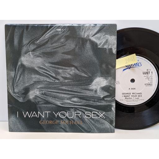 GEORGE MICHAEL I want your sex x2, 7" vinyl SINGLE. LUST1