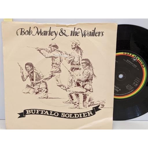 BOB MARLEY AND THE WAILERS Buffalo soldier, Buffalo, 7" vinyl SINGLE. IS108