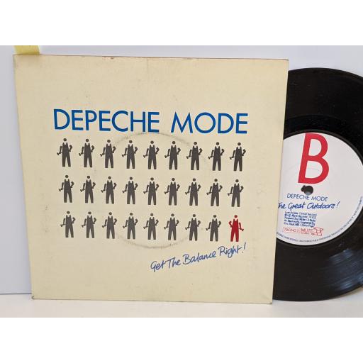 DEPECHE MODE Get the balance right!, The great outdoors!, 7" vinyl SINGLE. 7BONG2