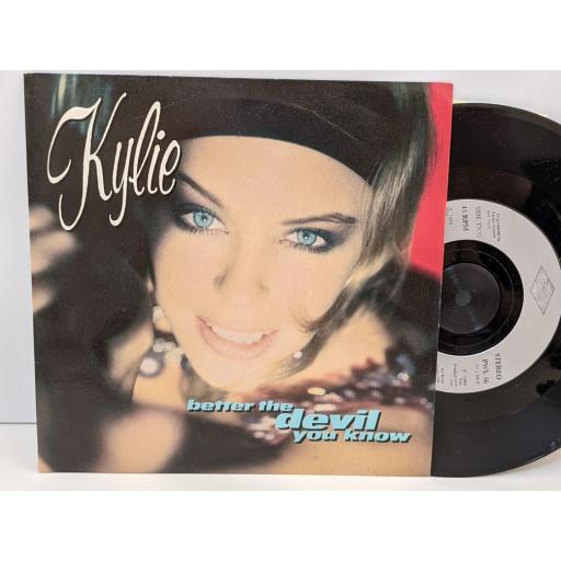 KYLIE MINOGUE Better the devil you know, I'm over dreaming, 7" vinyl SINGLE. PWL56
