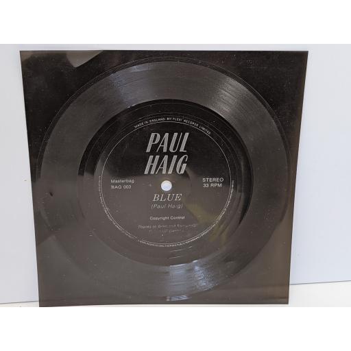 PAUL HAIG Blue, 7" flexi-disc SINGLE. BAG003