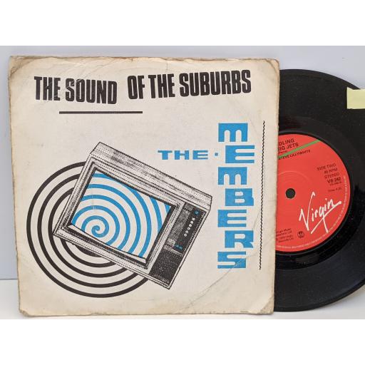THE MEMBERS The sound of the suburbs, Handling the big jets, 7" vinyl SINGLE. VS242
