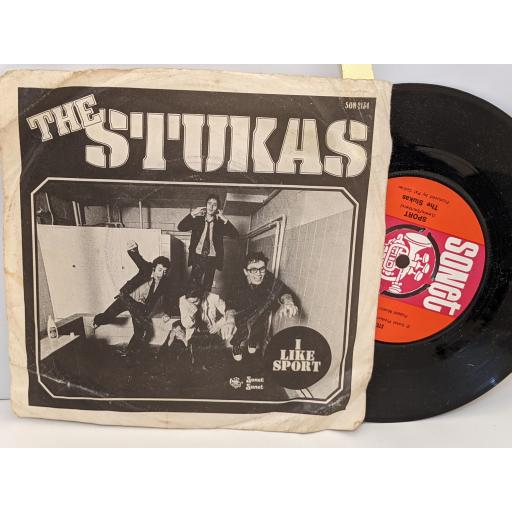 THE STUKAS Sport, I'll send you a postcard, Dead lazy, 7" vinyl SINGLE. SON2134