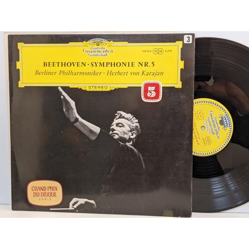 BEETHOVEN - BERLINER PHILHARMONIKER DIRIGENT: HERBERT VON KARAJAN Symphonie nr.5 c-moll op.67, 12" vinyl LP. 138804