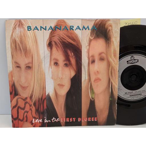 BANANARAMA Love in the first degree, Mr sleaze, 7" vinyl SINGLE. NANA14