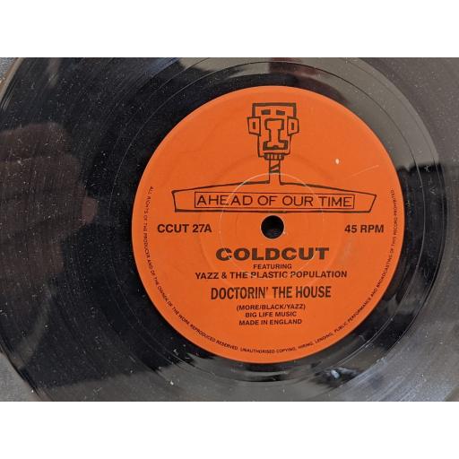 COLDUCT featuring YAZZ AND THE PLASTIC POPULATION Doctorin' the house, 7" vinyl SINGLE. CCUT27
