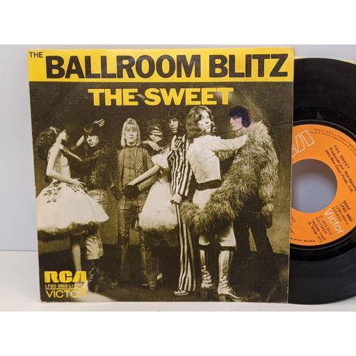 THE SWEET The ballroom blitz, Rock & roll disgrace, 7" vinyl SINGLE. LPBO9060