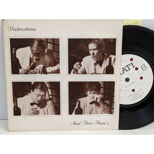 DISTRACTIONS Twenty four hours, Ghost of a chance, Love is not for me, 7" vinyl SINGLE. THAT1