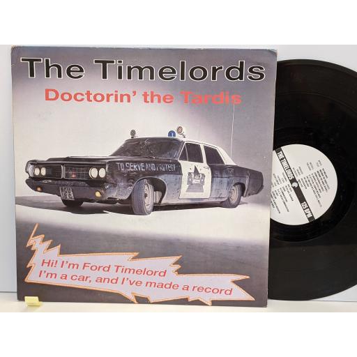 THE TIMELORDS Doctorin' the tardis, 12" vinyl SINGLE. KLF003T
