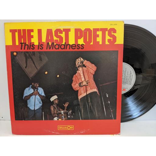 THE LAST POETS This is madness, 12" vinyl LP. CELL6105