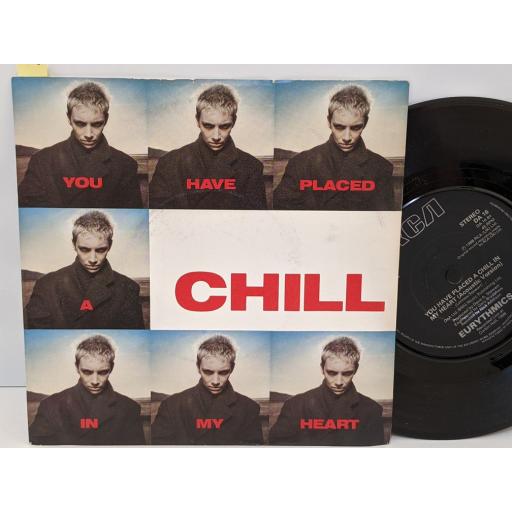 EURYTHMICS You have placed a chill in my heart, (acoustice version), 7" vinyl SINGLE. DA16