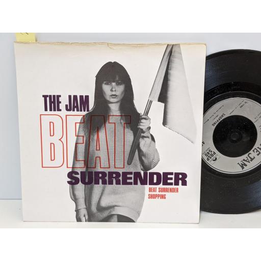 THE JAM Beat surrender, Shopping, 7" vinyl SINGLE. POSP540