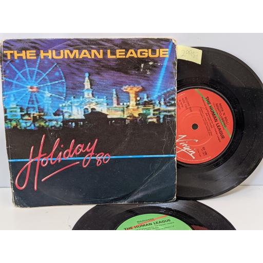 THE HUMAN LEAGUE Holiday ep, 2x 7" vinyl SINGLE. SV105