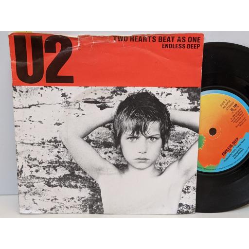 U2 Two hearts beat as one, Endless deep, 7" vinyl SINGLE. IS109