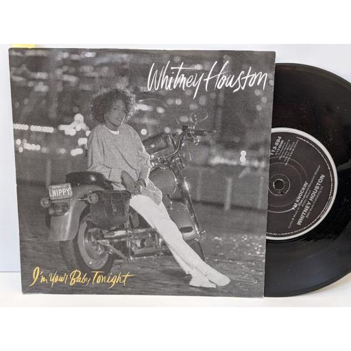 WHITNEY HOUSTON I'm your baby tonight, I'm knockin', 7" vinyl SINGLE. 113594