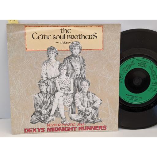 KEVIN ROWLAND & DEXYS MIDNIGHT RUNNER The celtic soul brothers,Reminisce part one, 7" vinyl SINGLE. DEXYS12