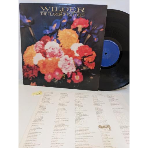 THE TEARDROP EXPLODES Wilder, 12" vinyl LP. 6359056