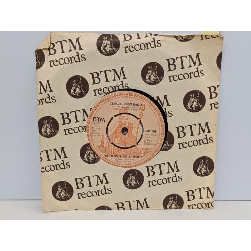 CLIMAX BLUES BAND Couldn't get it right, Fat maybellene, 7" vinyl SINGLE. SBT105
