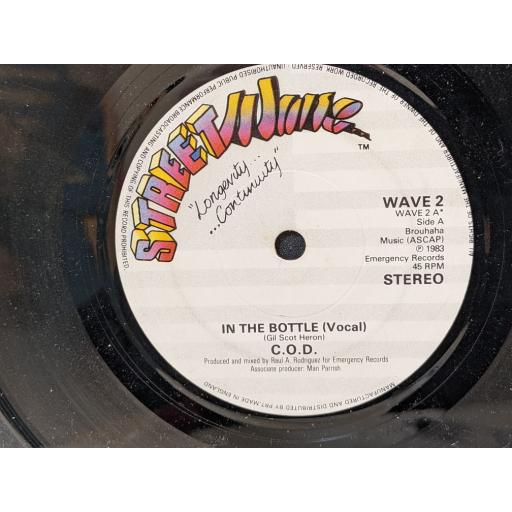 C.O.D. In the bottle, 7" vinyl SINGLE. WAVE2