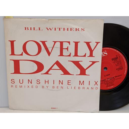 BILL WITHERS Lovely day x2, 7" vinyl SINGLE. 6530017