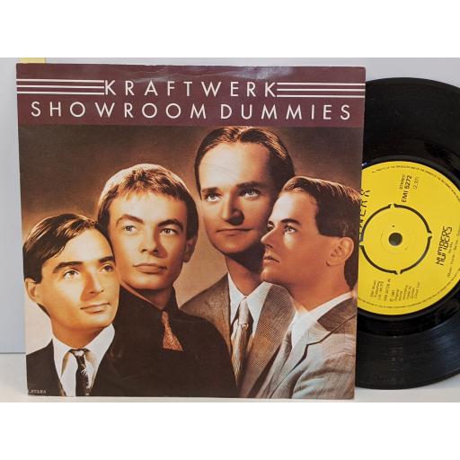 KRAFTWERK Showroom dummies, Numbers, 7" vinyl SINGLE. EMI5272