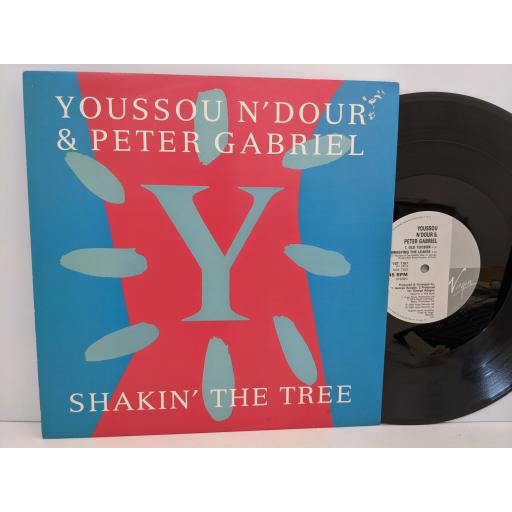 YOUSSOU N'DOUR AND PETER GABRIEL Shakin' the tree, Old tucson, Sweeping the leaves, 12" vinyl SINGLE. VST1167