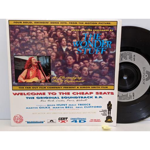 THE WONDER STUFF Welcome to the cheap seats (the original sound track), 7" vinyl EP. GONE14