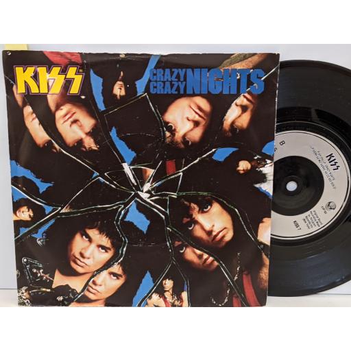 KISS Crazy crazy nights, No no no, 7" vinyl SINGLE. KISS7
