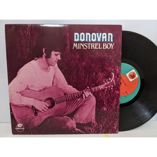 DONOVAN Minstrel boy, 10" vinyl LP. DOW13
