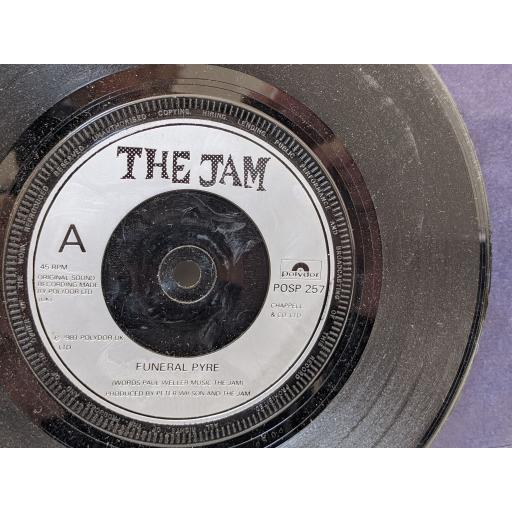THE JAM Funeral pyre, Disguises, 7" vinyl SINGLE. POSP257