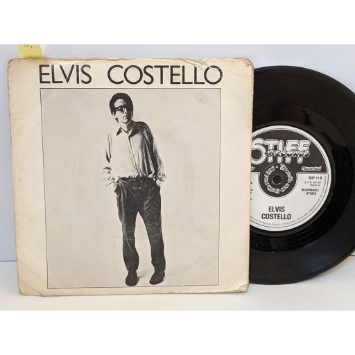 ELVIS COSTELLO Less than zero, Radio sweetheart, 7" vinyl SINGLE. BUY11
