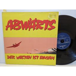 ABWARTS Der westen ist einsam, 12" vinyl LP. 6435155