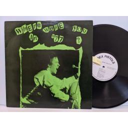 SEX PISTOLS Where were you in '77? vinyl LP. 771