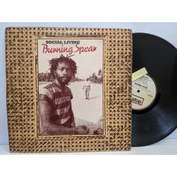 BURNING SPEAR Social living, 12" vinyl LP. STOP1001