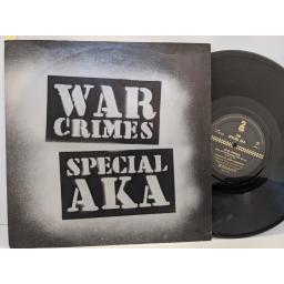 THE SPECIAL AKA War crimes, Version, 10" vinyl SINGLE. CHSTT10-23