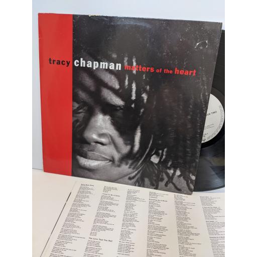 TRACY CHAPMAN Matters of the heart 12" vinyl LP. EKT98